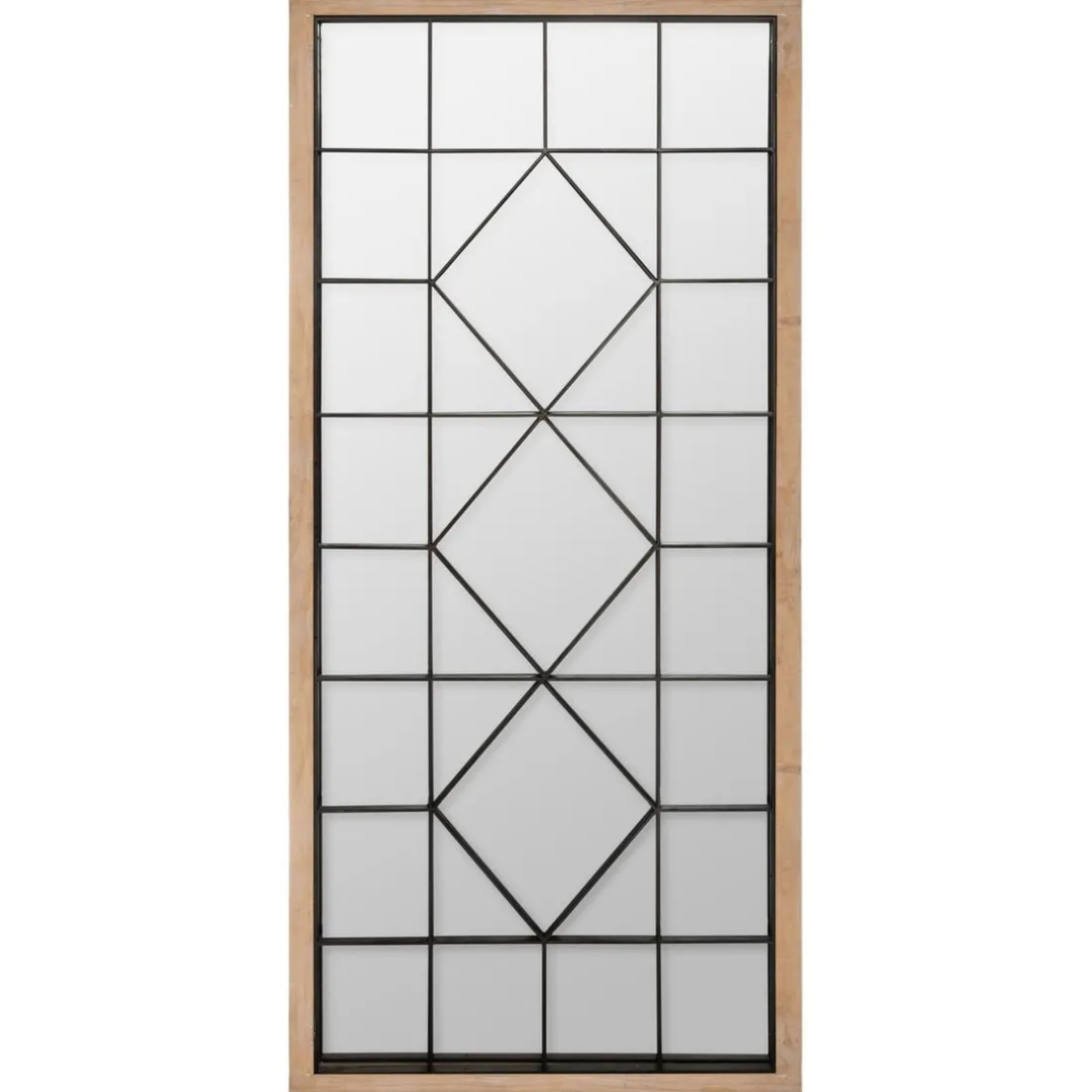 Miroir Bois Métal
