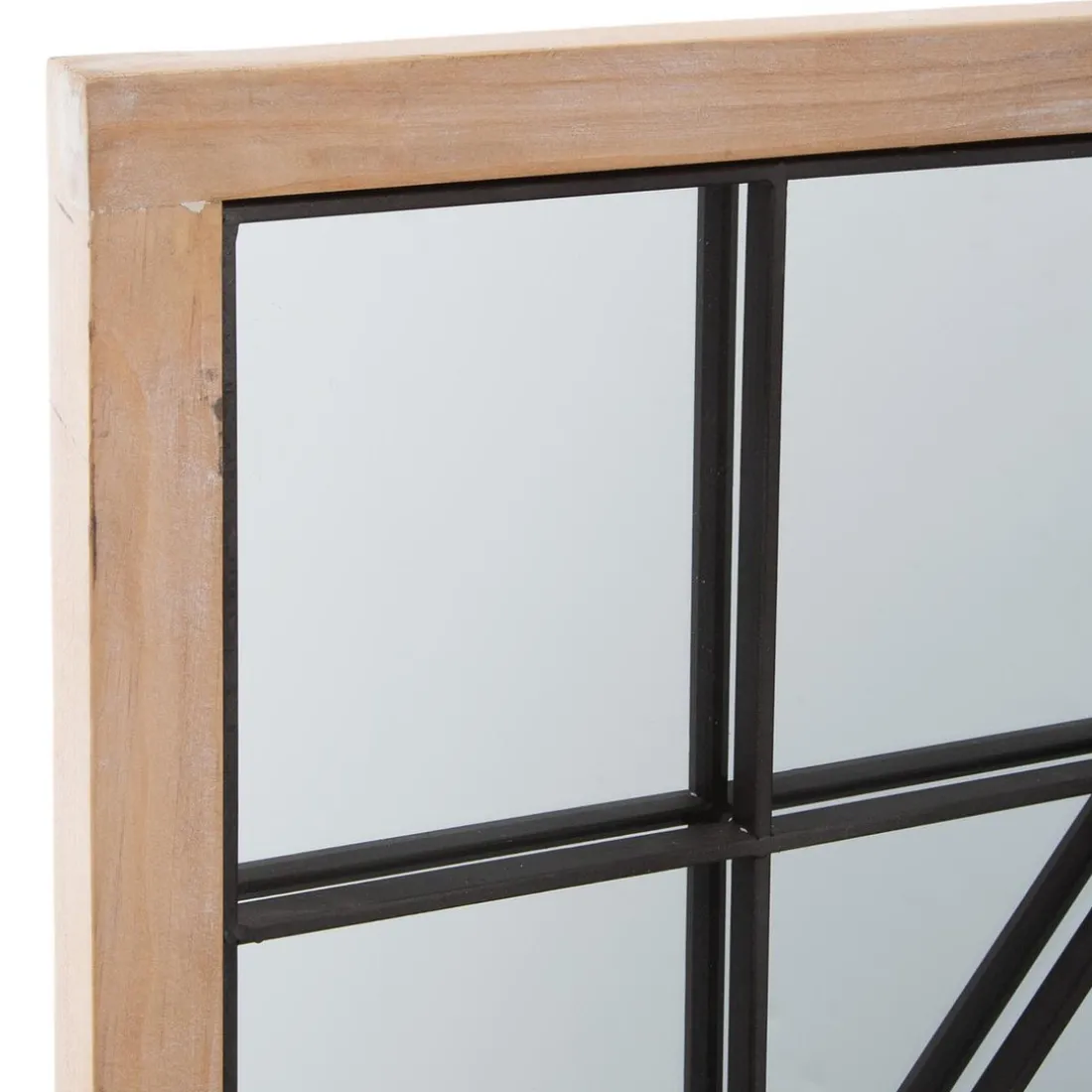 Miroir Bois Métal