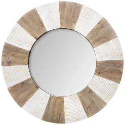 Miroir Bois Relief bois