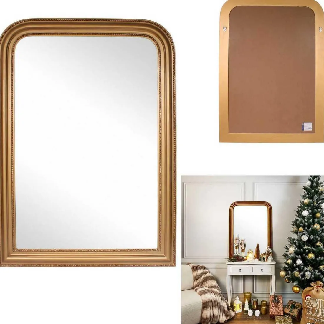 Miroir Deco Moulure en Bois