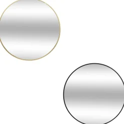 Miroir en aluminium alice noir