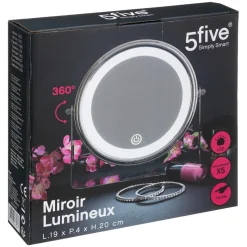 Miroir Led Pied Chrome