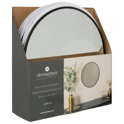 Miroir Metal Alice Noir D38 Noir