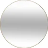 Miroir Métal Fin D 76 Doré Alice