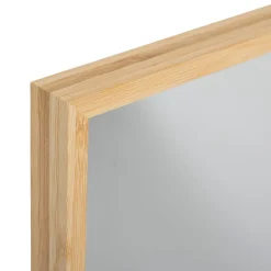 Miroir mural bambou