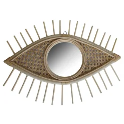 Miroir Oval Oeil 49X35 - Rotin
