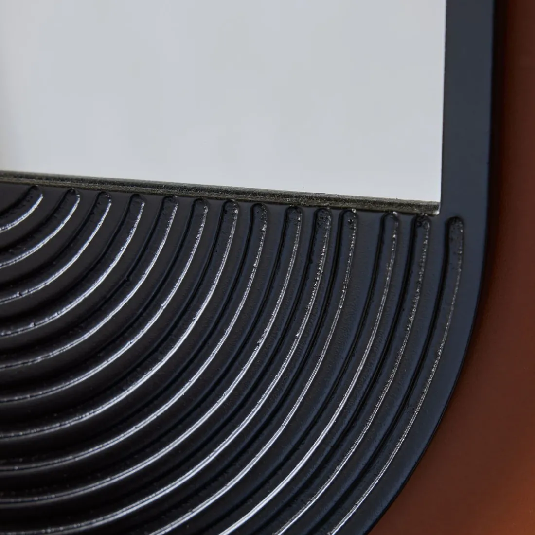 Miroir ovale MOKA Reglisse