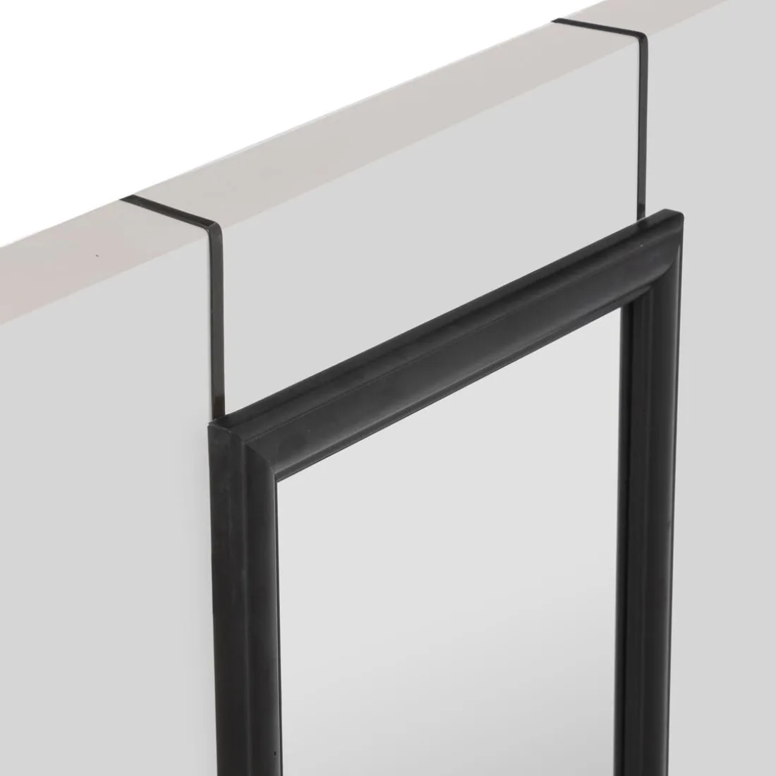 Miroir Porte Plastique 35 x 125 cm Paco noir