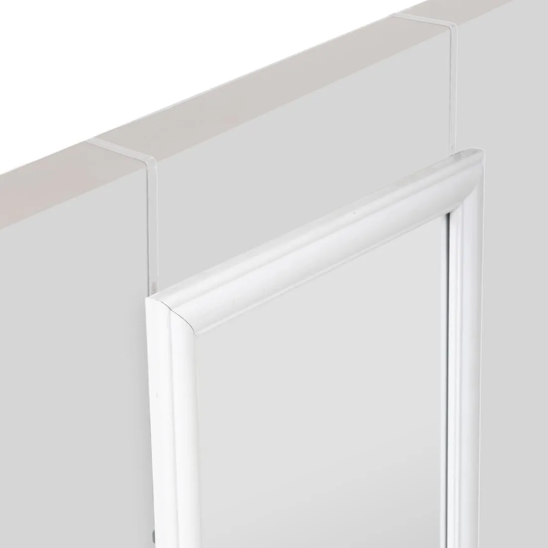 Miroir Porte Plastique 35 x 125 cm Paco noir