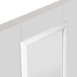 Miroir Porte Plastique Paco blanc