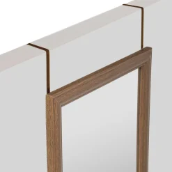 Miroir Porte Plastique Paco marron