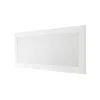 Miroir rectangulaire AMALFI laqué blanc brillant