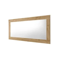 Miroir rectangulaire effet bois