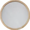 Miroir rond naturel scandinave D50