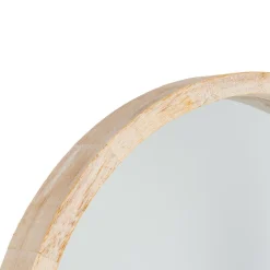 Miroir rond naturel scandinave D50