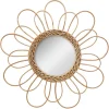 Miroir Rotin Fleur