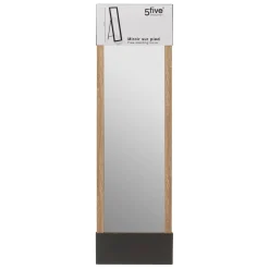 Miroir sur pied 35X125 bois