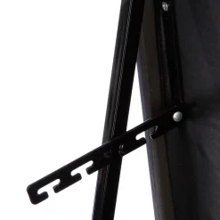 Miroir sur pied 35X125 noir