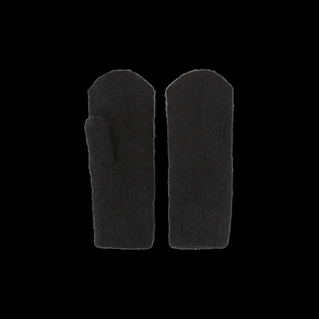 Mitaines noir en nylon