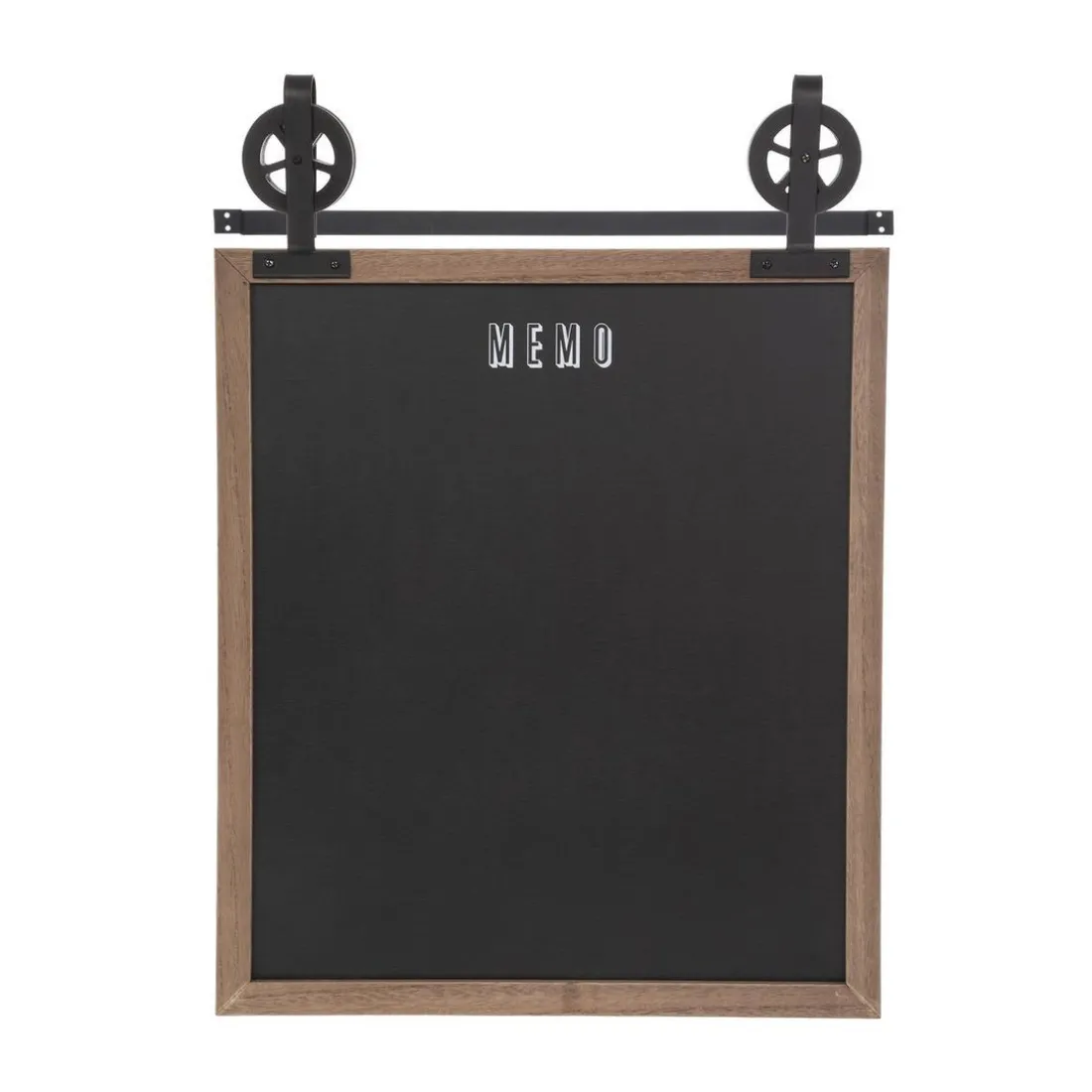 Mémo en ardoise avec poulies 55x68cm
