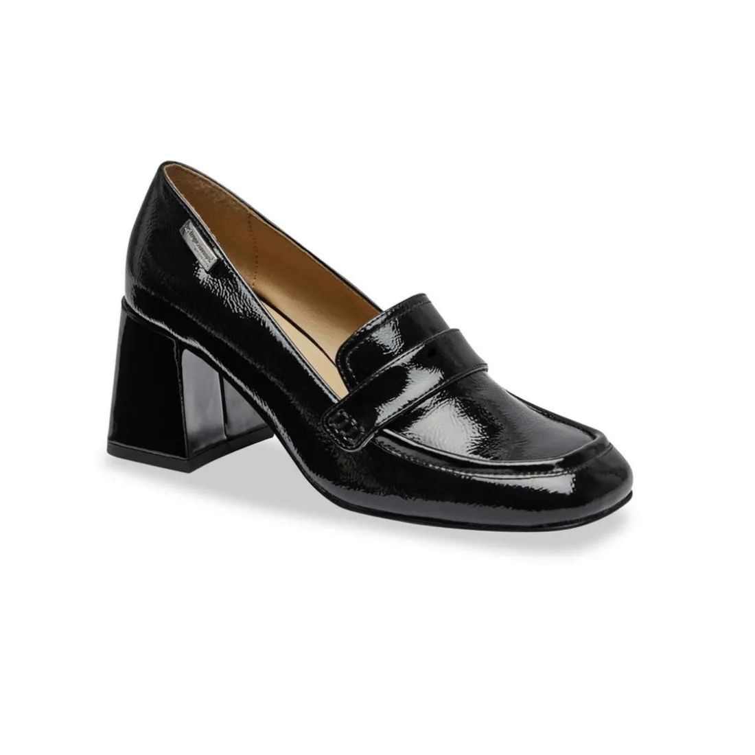 Mocassin noir vernis DEMYOS