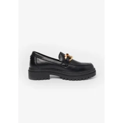 Mocassins chunky noir