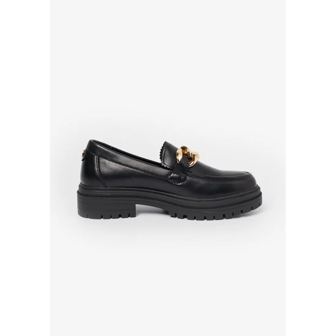 Mocassins chunky noir