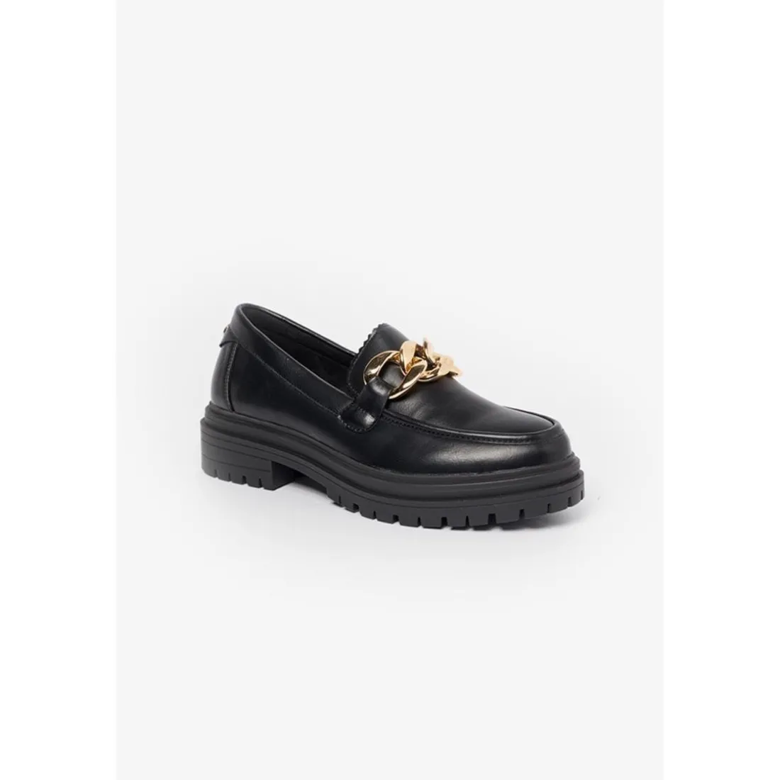 Mocassins chunky noir