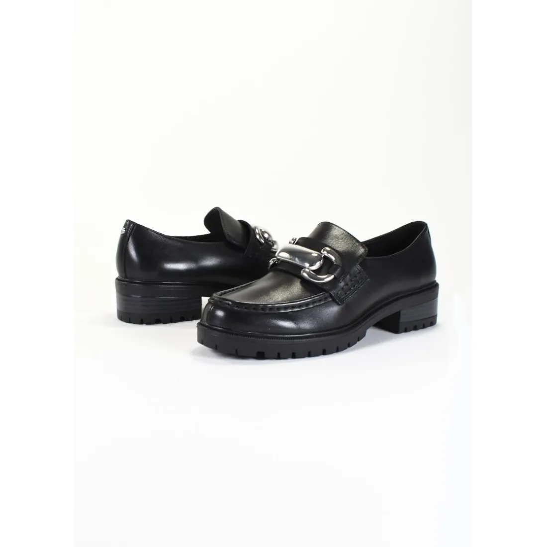 Mocassins femme en Cuir AMARYLLIS Noir