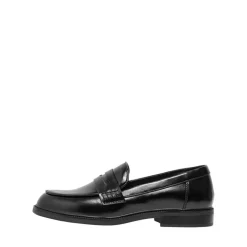 Mocassins Longueur cheville Bout rond noir