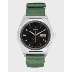 Montre automatique Octogone silver nato Kaki