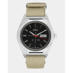 Montre automatique Octogone silver nato sable