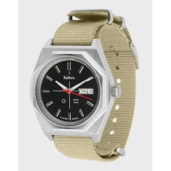 Montre automatique Octogone silver nato sable