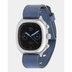 Montre Chronographe 1972 Skysand Kelton x Chapal 9124432 Cuir de box à tannage végétal, marqué à chaud : Chapal Paris
