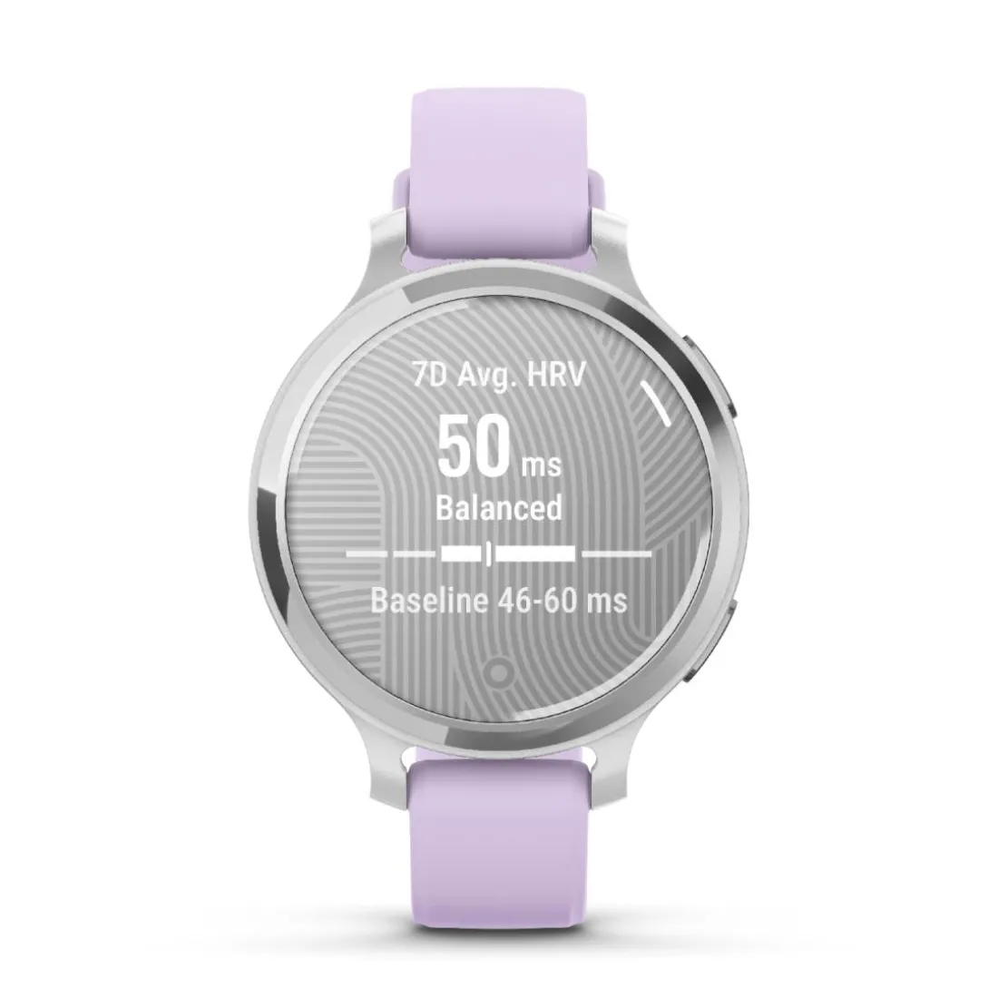 Montre connecté Femme Garmin Lily 2 Active, Silver, Silicone lilas