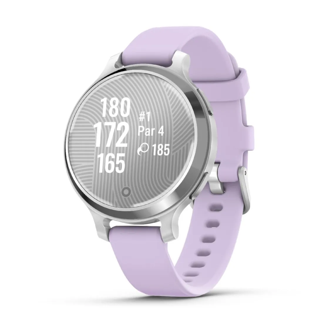 Montre connecté Femme Garmin Lily 2 Active, Silver, Silicone lilas