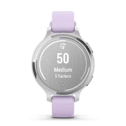 Montre connecté Femme Garmin Lily 2 Active, Silver, Silicone lilas
