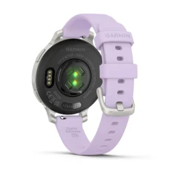 Montre connecté Femme Garmin Lily 2 Active, Silver, Silicone lilas