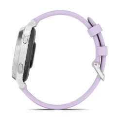 Montre connecté Femme Garmin Lily 2 Active, Silver, Silicone lilas
