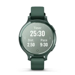 Montre connecté Femme Garmin Lily 2 Active, Jasper Green, Silicone vert sapin