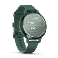 Montre connecté Femme Garmin Lily 2 Active, Jasper Green, Silicone vert sapin