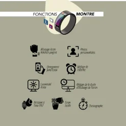 Montre connecté Femme SW018H - Smarty Elégance