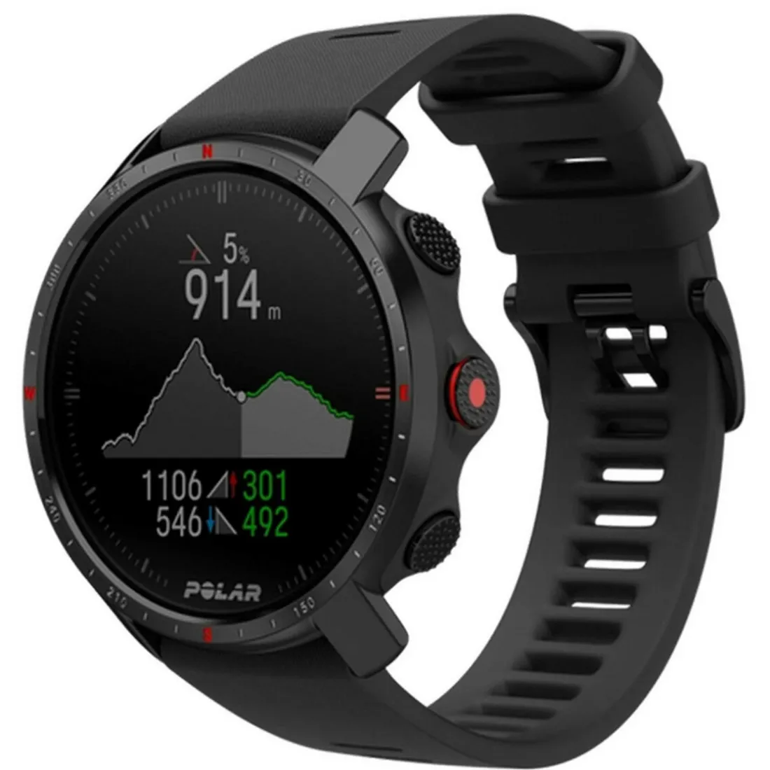 Montre connectée 90085773 POLAR GRIT X PRO Black DLC