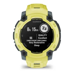 Montre Connectée Garmin - 010-02933-01 Instinct E – 45 mm, Citron vert avec bracelet citron vert
