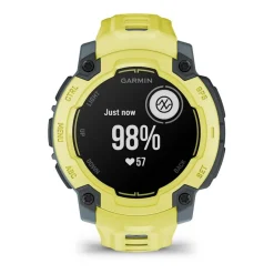 Montre Connectée Garmin - 010-02933-01 Instinct E – 45 mm, Citron vert avec bracelet citron vert