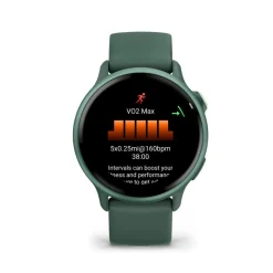 Montre Connectée Garmin Vívoactive 6 - 010-02985-02 Bracelet Silicone Vert sapin