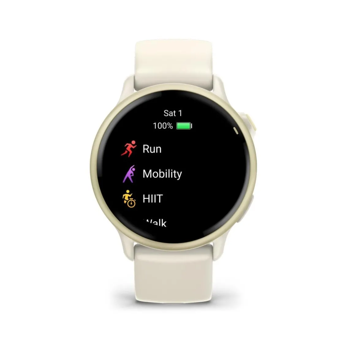 Montre Connectée Garmin Vívoactive 6 - 010-02985-01 Bracelet Silicone Ivoire