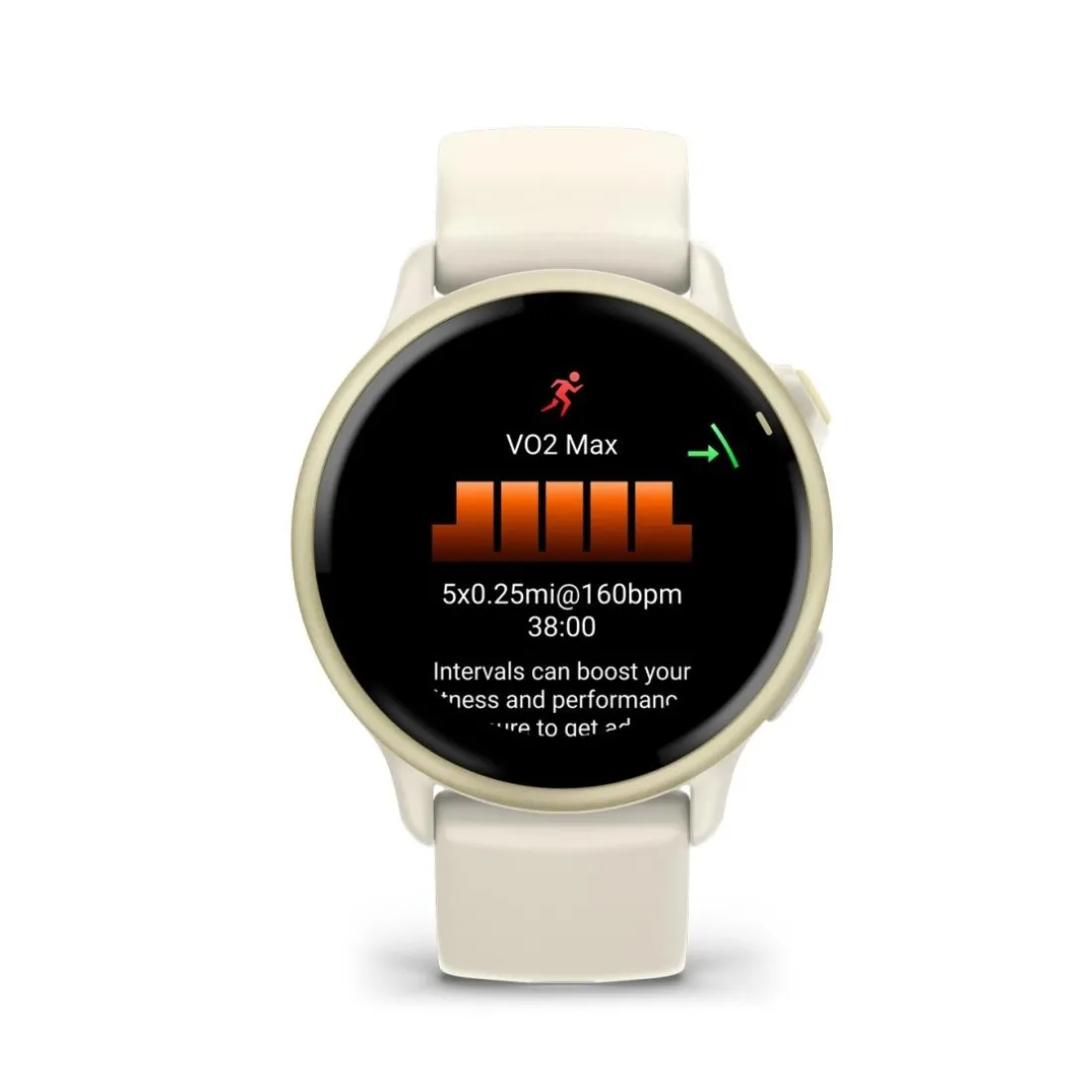 Montre Connectée Garmin Vívoactive 6 - 010-02985-01 Bracelet Silicone Ivoire