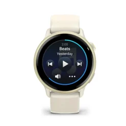 Montre Connectée Garmin Vívoactive 6 - 010-02985-01 Bracelet Silicone Ivoire