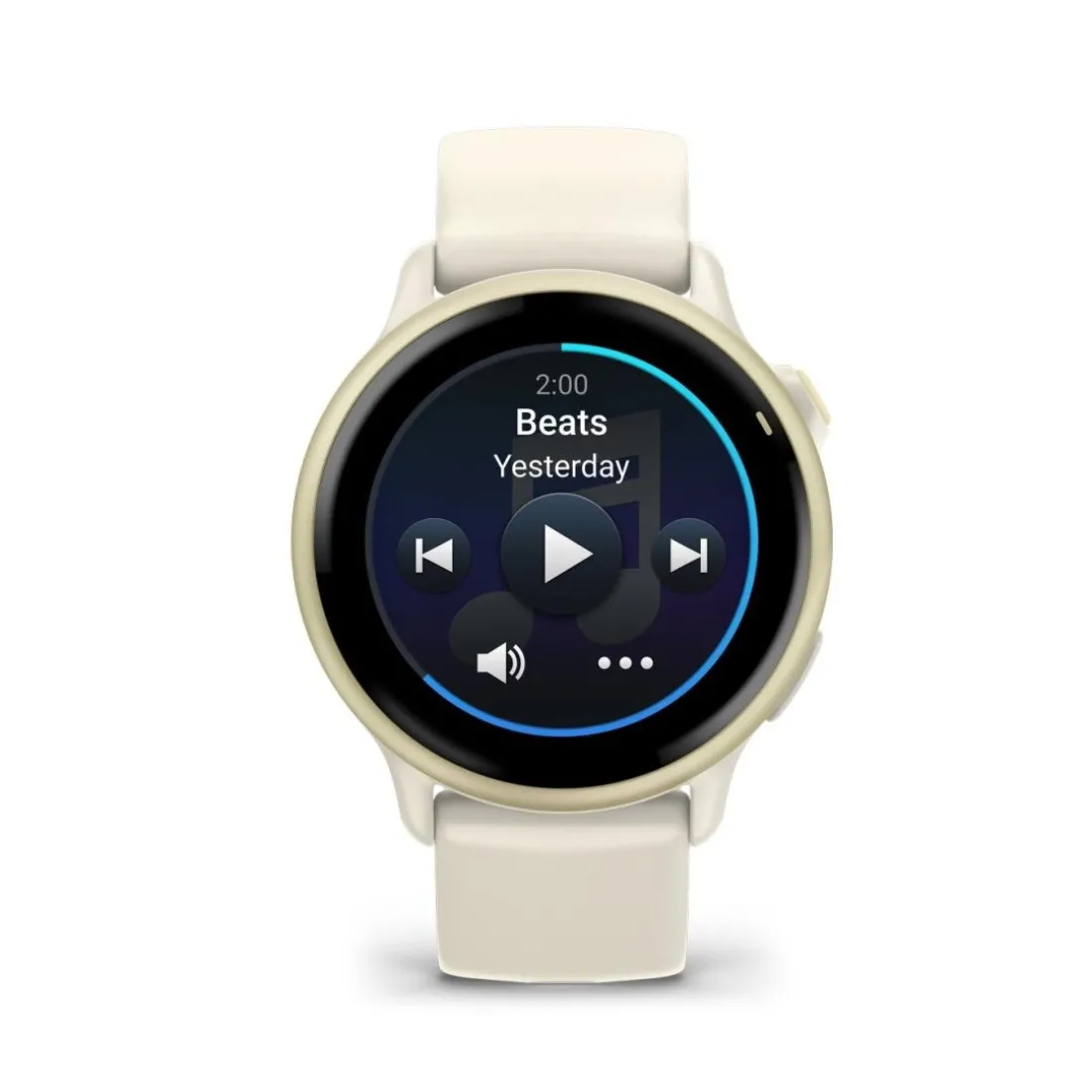 Montre Connectée Garmin Vívoactive 6 - 010-02985-01 Bracelet Silicone Ivoire